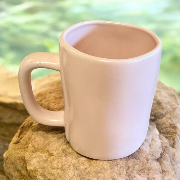 NWOT Rae Dunn Blush Pink HUBBA HUBBA Mug Lovely Soft Shell Pink Collectible Gift - Picture 13 of 13